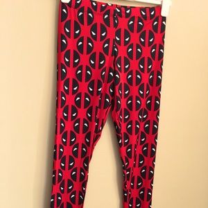 Marvel Deadpool Leggings Ava S M L New